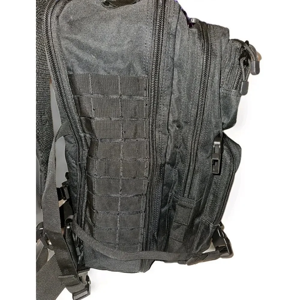 New! Outdoor Tactical Backpack Large Black Hiking Camping Hunting 20x15x8